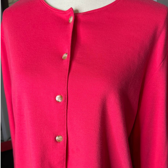 Mountain Lake Women's Button-up Jacket Size 1X in Hot Pink - Picture 2 of 5